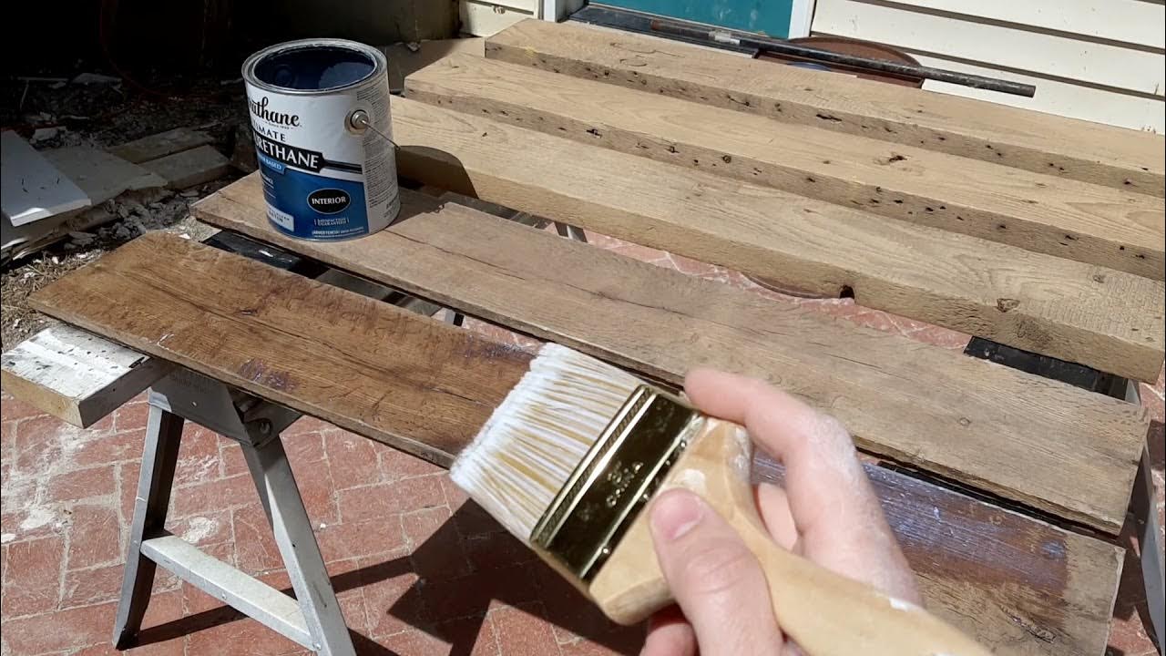 How To Prevent Bubbles in Waterbased Polyurethane shorts YouTube