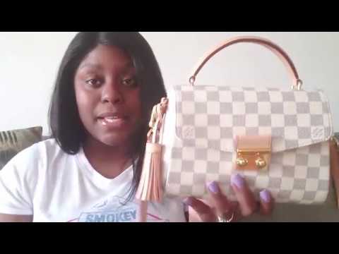 What's in my bag +Review, Louis Vuitton Croisette Damier Azur