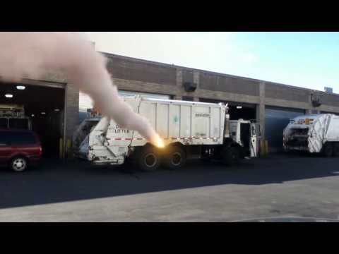 Garbage Truck explosion