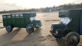 wooden lorry or dumper