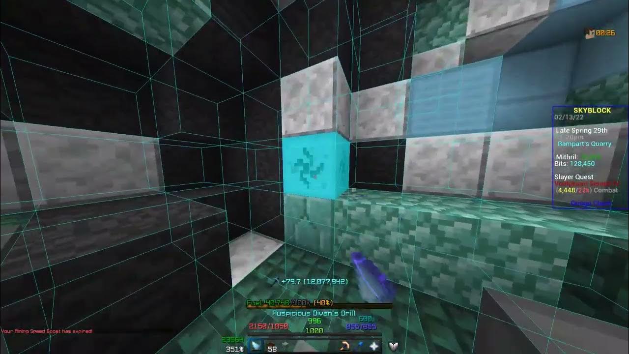 Mithril macro hypixel skyblock youtube