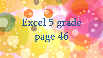 My fun job 5 grade Module 4 a, p 46