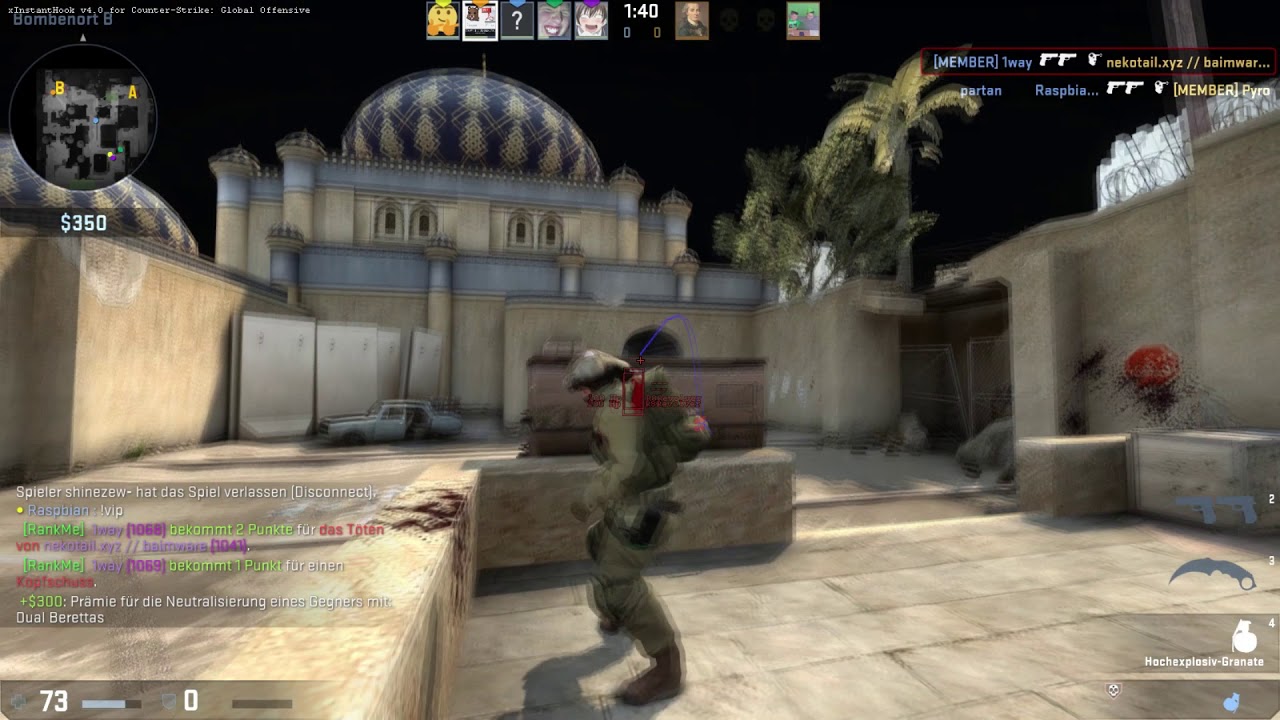 CS:GO HvH feat. x22 + Mutiny