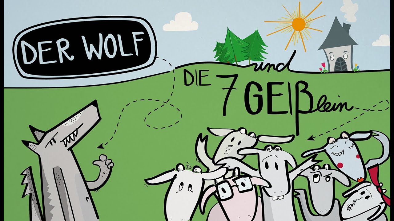 Der Wolf und die sieben Geißlein (freundlicheres Ende)