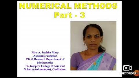 SJCTNC-NUMERICAL METHODS - AMTCA302-UNIT I- PART 3