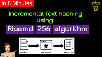 coding incremental hashing using ripemd256 algorithm to generate 64 bits hash|ripemd256 algorithm