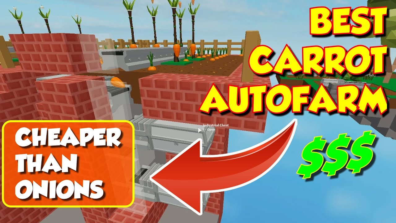 Best Carrot Auto Farm Design In Roblox Skyblock How To Use A Carrot Totem Youtube - how to get gold totem in skyblock roblox