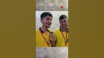 Students are "sad" with their own result 💔 | RBSE 10th Result 2025 #shorts #sikarstudent