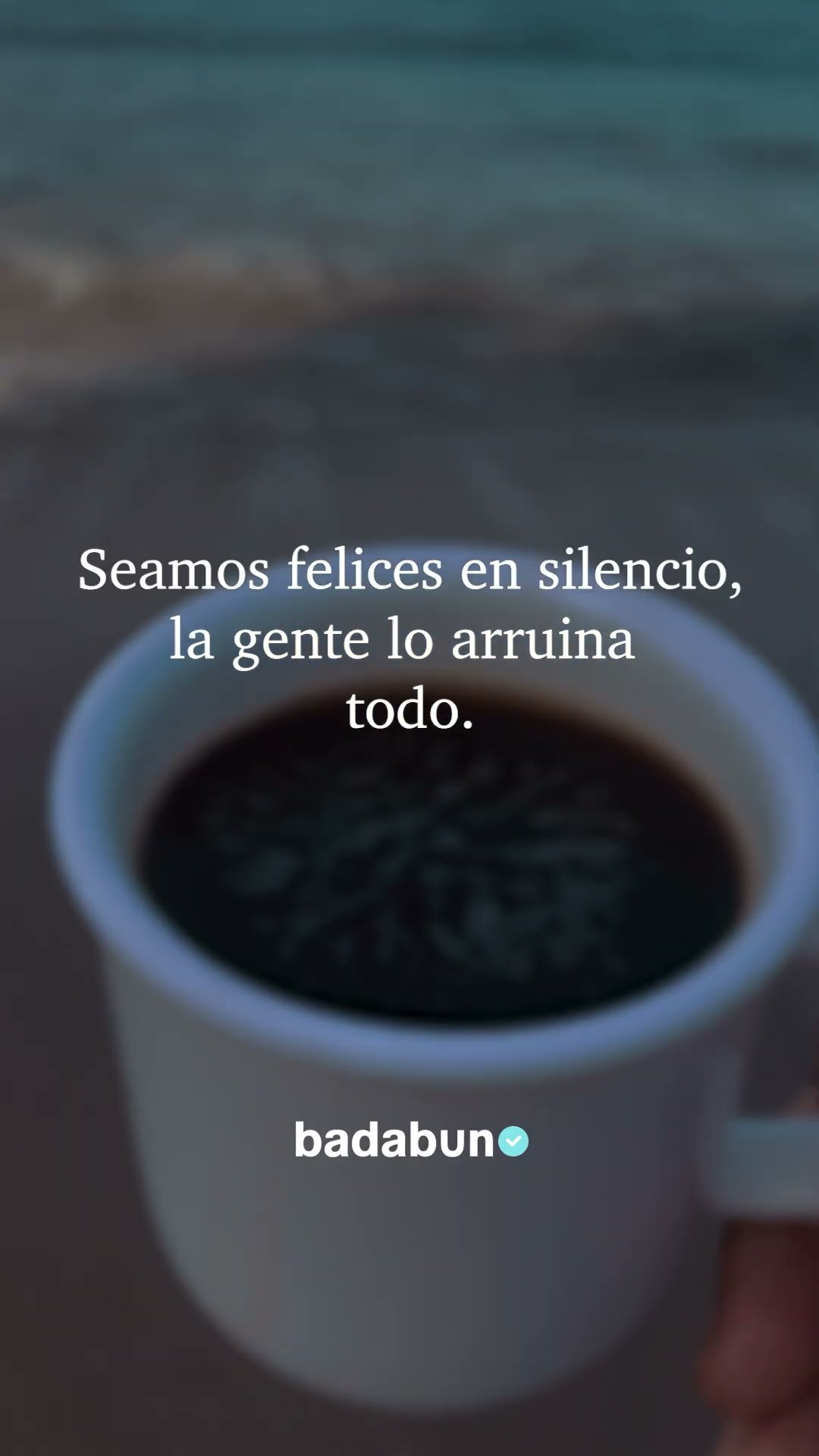 Seamos felices en silencio