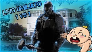 UMILIO IN 1 VS 1 UN BM CHE MI OFFENDE E POI SI METTE A PIANGERE!!! - Rainbow Six Siege