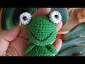 amigurumi kurbağa anahtarlık tarifi