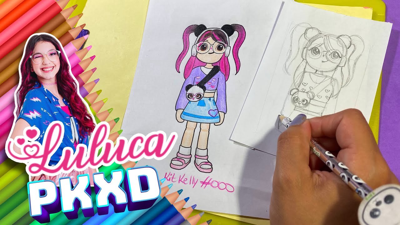 Como DESENHAR a LULUCA @CrescendocomLuluca @PKXDUniverse - YouTube