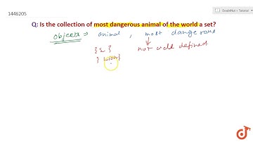 Which of the following collections are sets? Justify your answer: A collection of most dangero