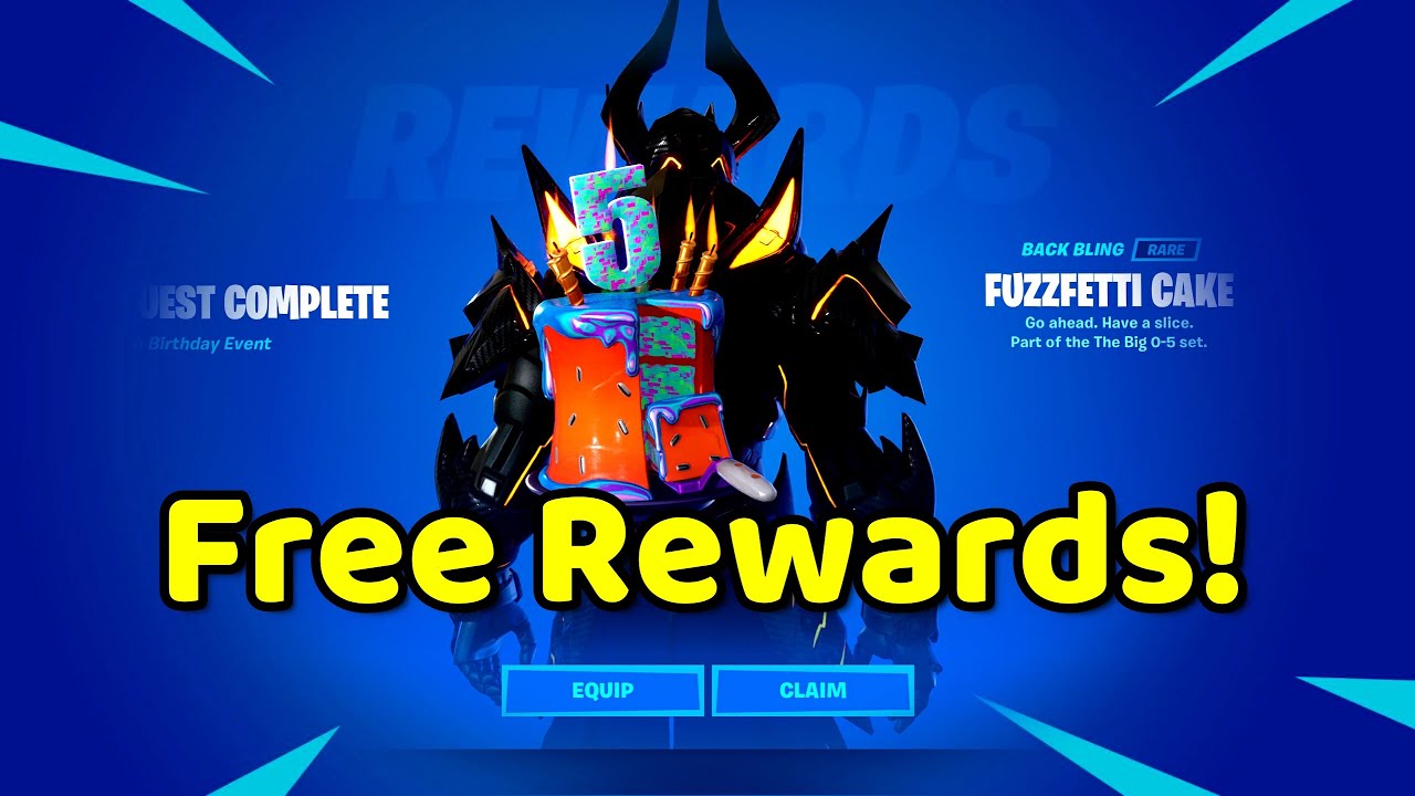 How to unlock FREE Birthday rewards in Fortnite! 🎁