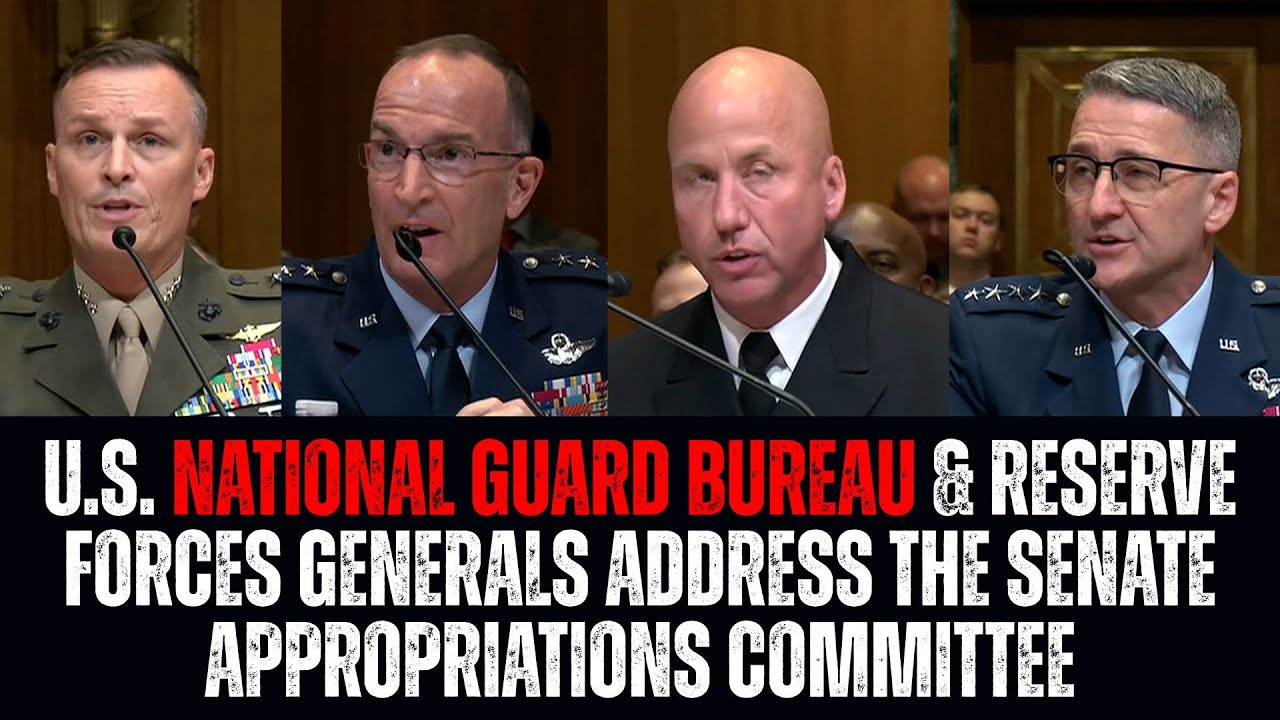 U.S. National Guard Bureau & Reserve Forces Generals Address The Senate ...