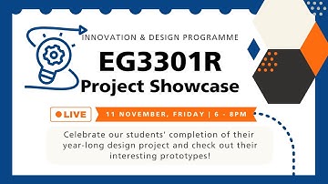 CDE Innovation & Design Programme ▏ EG3301R Project Showcase