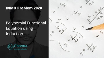 INMO 2020 - Polynomial Problem | Maths Olympiad | Functional Equation | Problem 2