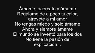 Alexandre Pires - Amame (Letras)