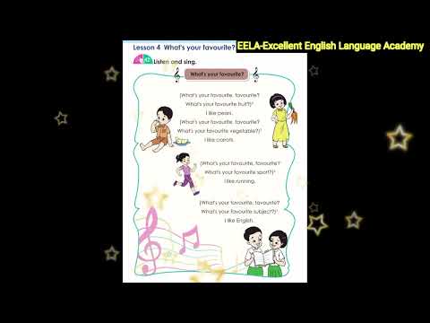 Grade 3 What S Your Favourite Song Eela Excellentenglish