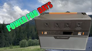 ALLPOWERS S1500 POWER STATION | Best Solution for Camping