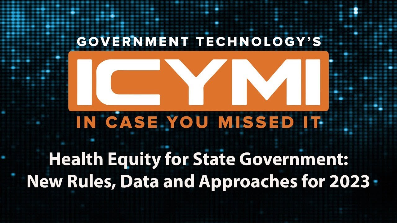 Health Equity for State Government New Rules, Data and Approaches for