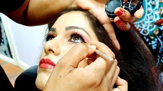 घर बैठे सीखे पार्लर जैसा party & wedding makeup for girls// step by step easy and simple method screenshot 2