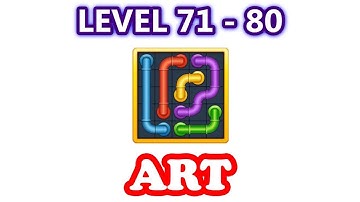 Line Puzzle: Pipe Art - Art Pack Level 71 - 80 - Walkthrough