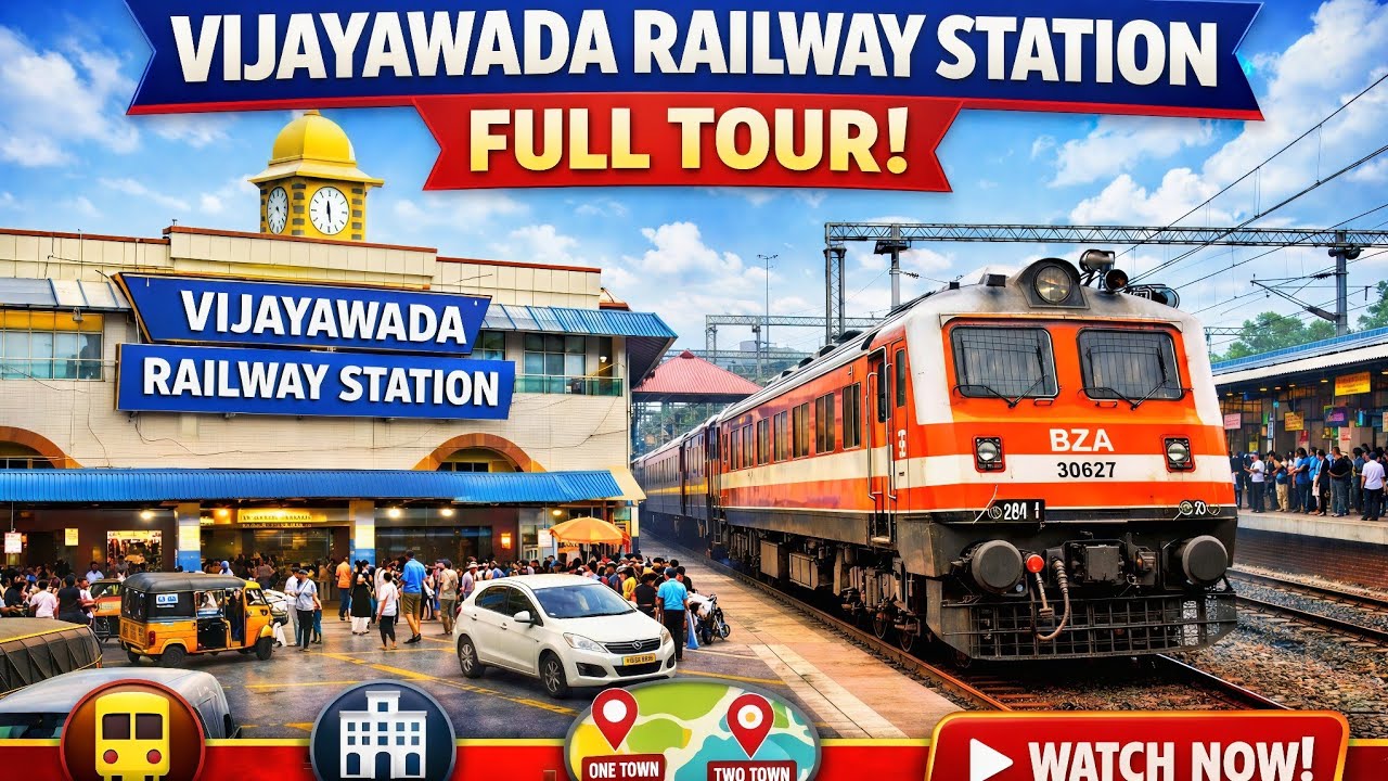 Vijayawada Railway Station విజయవాడ రైల్వే స్టేషన్ 
