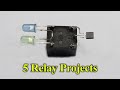 5 Electronic Projects Using Relay