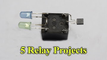 5 Electronic Projects Using Relay