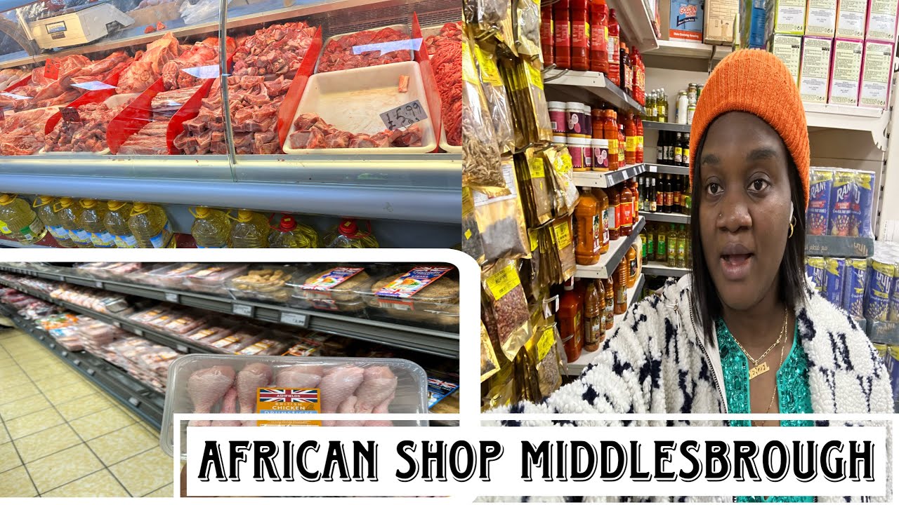 Uk 🇬🇧 LIVINGONE OF THE BIGGEST AFRICAN SHOP IN MIDDLESBROUGH UK+ ALDI