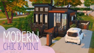 Modern, Chic & Mini | The Sims 4 Stop Motion Tiny House Build | NoCC