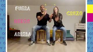 TUTORIAL JUEGO DE MANOS (BODY PERCUSSION) AVES ENJAULADAS(Rozalén) SANTI SERRATOSA y ANNA ROIG DOLZ