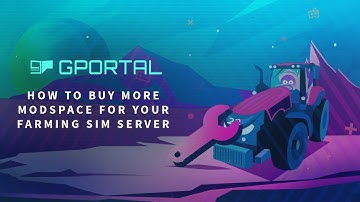 GPORTAL Farming Simulator 22 Server - How to buy more modspace