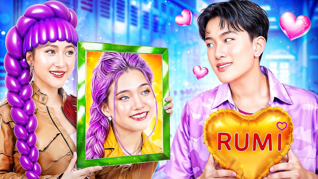 Пинки Влюбилась В Saja Boy! Я Стала Руми Хантрикс Для Свидания С Джину!