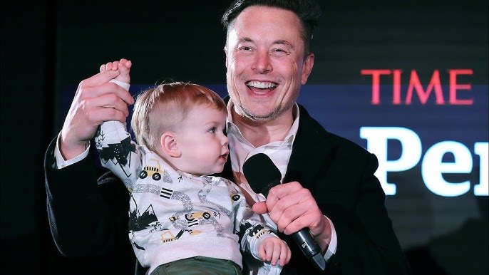 Elon Musk Brings Son X AE A-Xii to Person of the Year Event