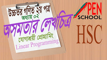 HSC Higher Math 2nd Ch02 অসমতার লেখচিত্র Graph of Inequality যোগাশ্রয়ী প্রোগ্রামিং | PEN School