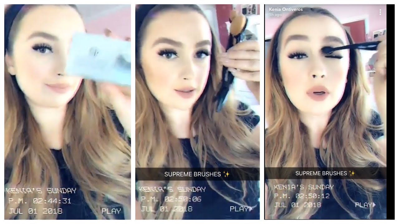 Kenia Ontiveros Snapchat 7 01 Youtube