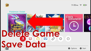 How To Delete Game Save Data | Pokémon Scarlet and Violet