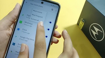 Moto g52 Notification Setting | how to stop notification | notification kaise off kare