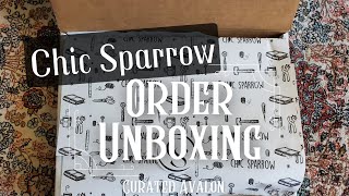Chic Sparrow Journal Cover/Fountain Pen Case Unboxing!