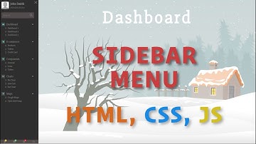 Sidebar Menu with HTML, CSS, and JavaScript - How to build Sidebar Menu with HTML, CSS, JavaScript
