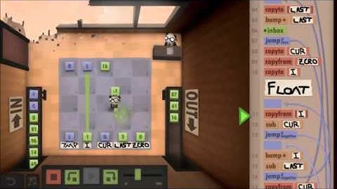 Human Resource Machine - Sorting Floor