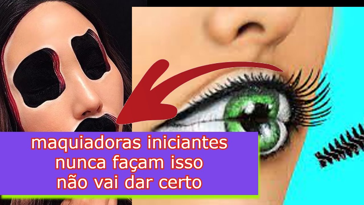 COMO se Maquiar SOZINHA passo a passo para INICIANTES - YouTube