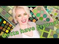 TOP 10 GREEN EYESHADOW PALETTES in MY STASH + GREEN EYELINER MUST HAVES | Steff's Beauty Stash