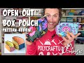 Open out box pouch by aneela hoey pattern review with mx domestic