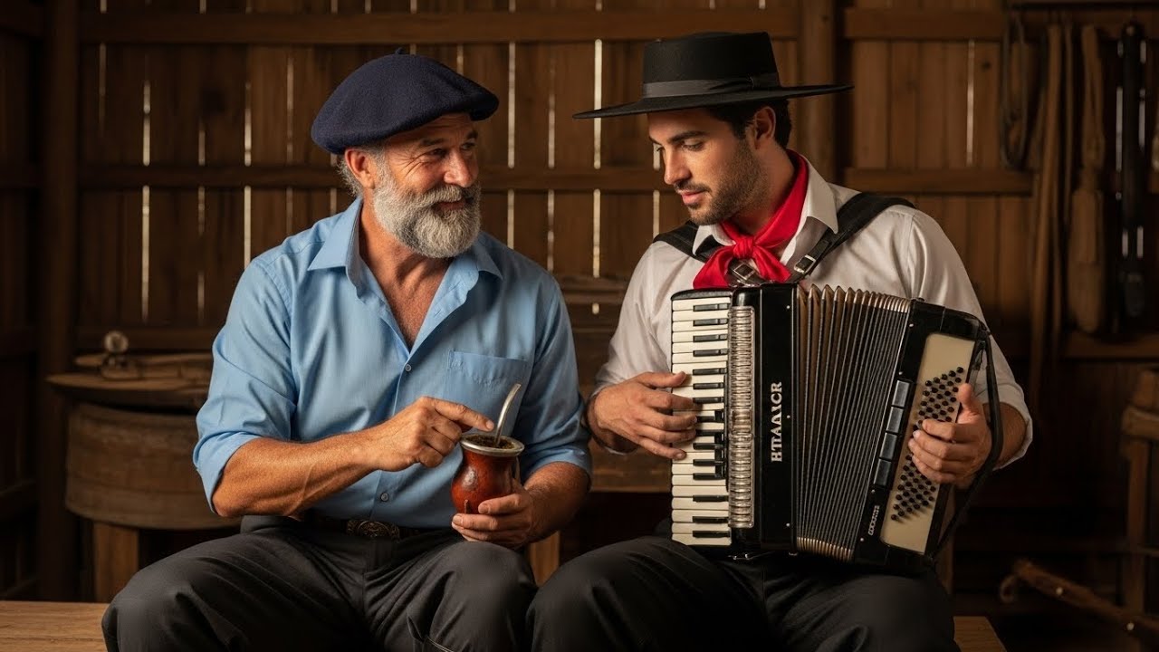 AS MÃOS DO VELHO PAI | Música Gaúcha Inédita | Galpão de Milongas