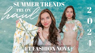 summer 2024 trends ☀️ Fashion Nova try-on haul