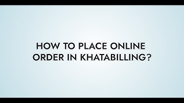 How to place online order in Khata Billing | KhataBilling.com