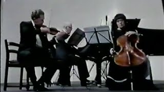 Richter, Kagan & Gutman play Shostakovich Piano Trio no. 2 - video 1984